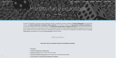 foto de pagina del grupo de probabilidad y estadística