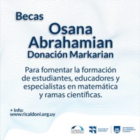 Becas Osana Abrahamian (Donación Markarian)