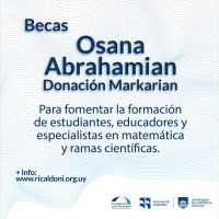 Ganadores de Becas Osana Abrahamian y lanzamiento de becas de doctorado y grado