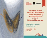 "Pienso, dudo, vuelvo a pensar", presentación de libro de Roberto Markarian